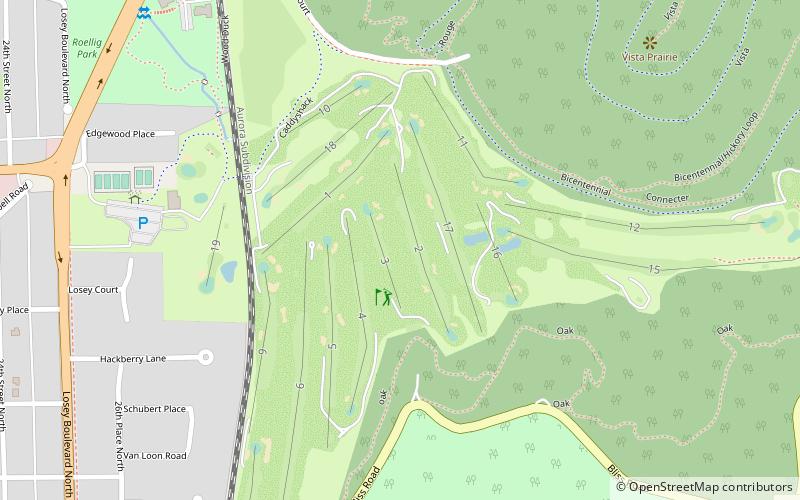 forest hills golf course la crosse location map