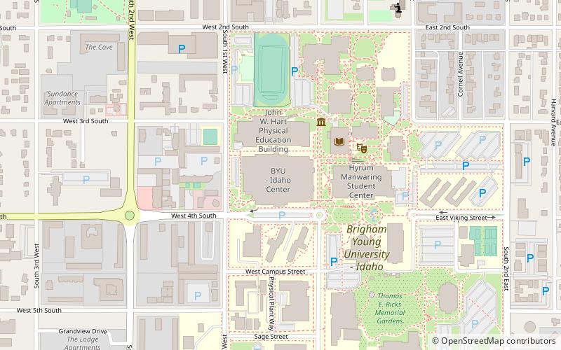 Brigham Young University–Idaho location map