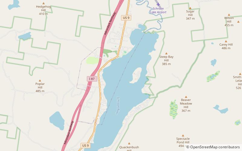 Schroon location map