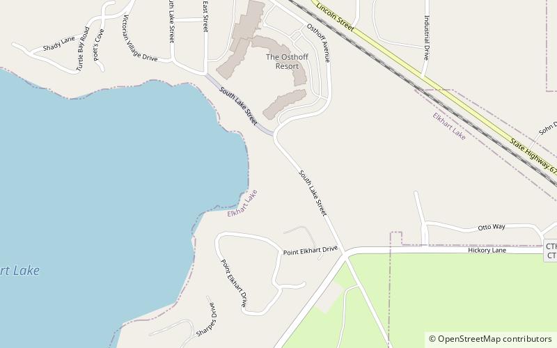 Elkhart Lake Fireman's Park location map