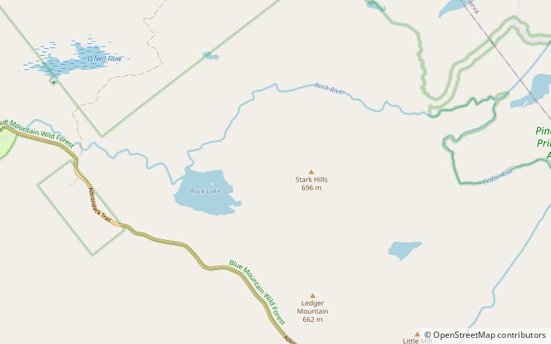 Stark Hills location map