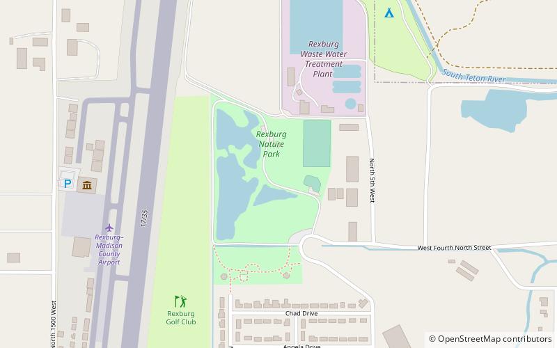 park krajobrazowy rexburg location map