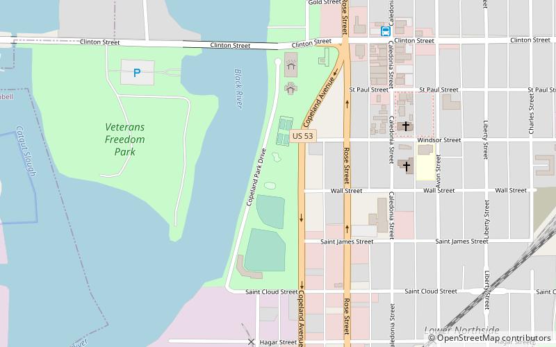 Copeland Park location map