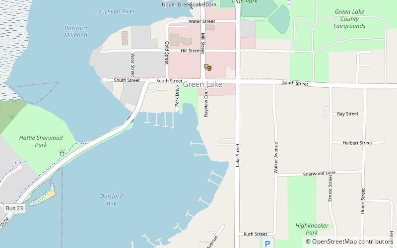 Action Marina of Green Lake location map
