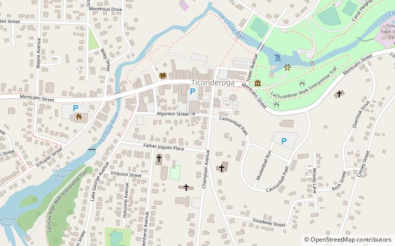 Ticonderoga National Bank location map