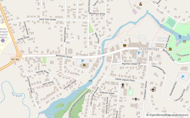 Silas B. Moore Gristmill location map