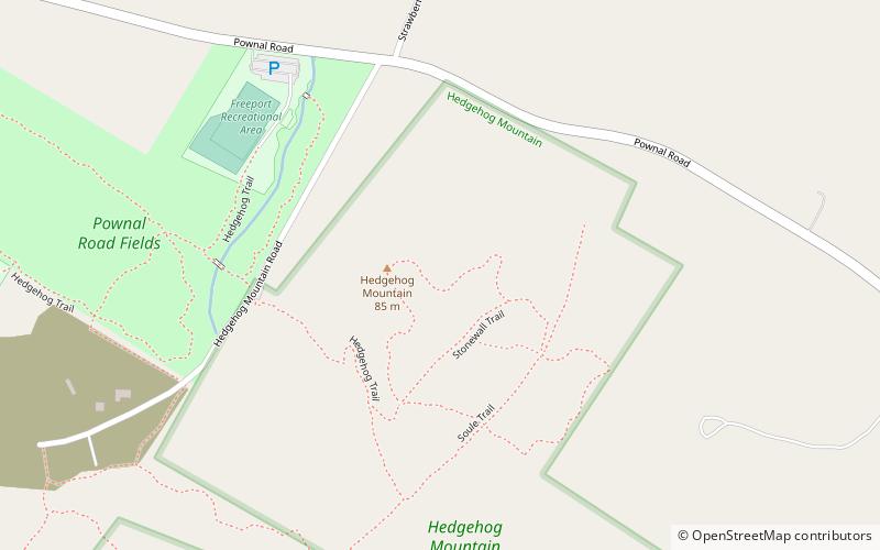 hedgehog mountain freeport location map