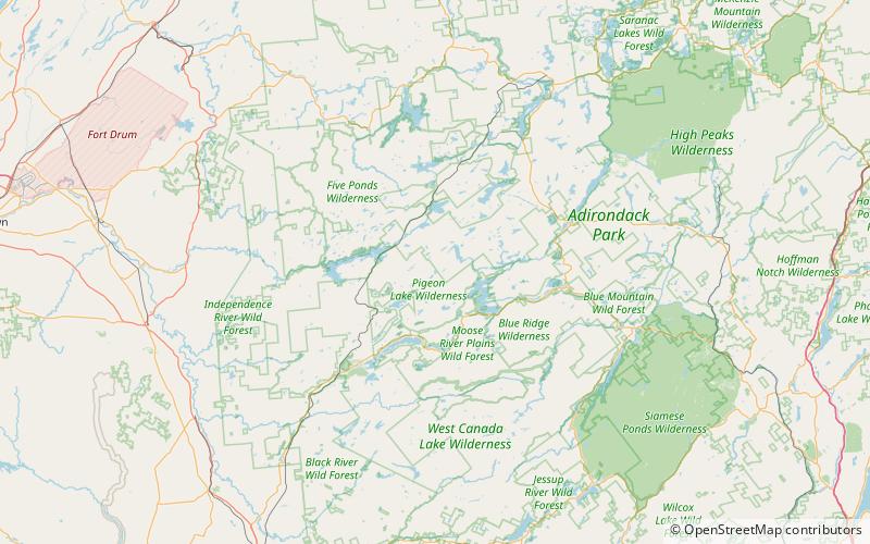 upper sister lake pigeon lake wilderness area location map