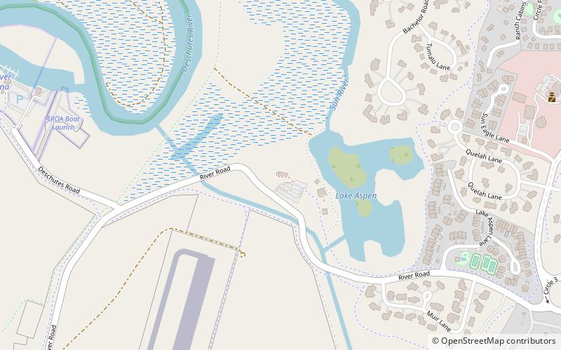 Oregon Observatory at Sunriver location map