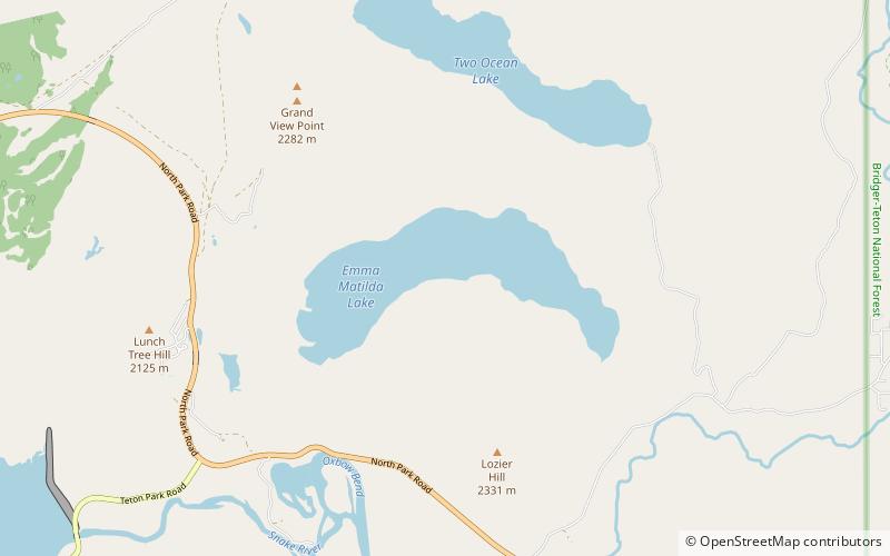 Lago Emma Matilda location map