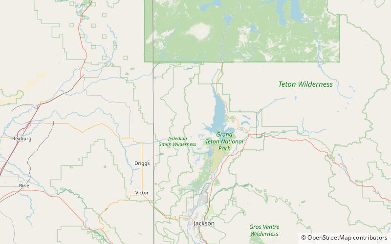 rolling thunder mountain park narodowy grand teton location map