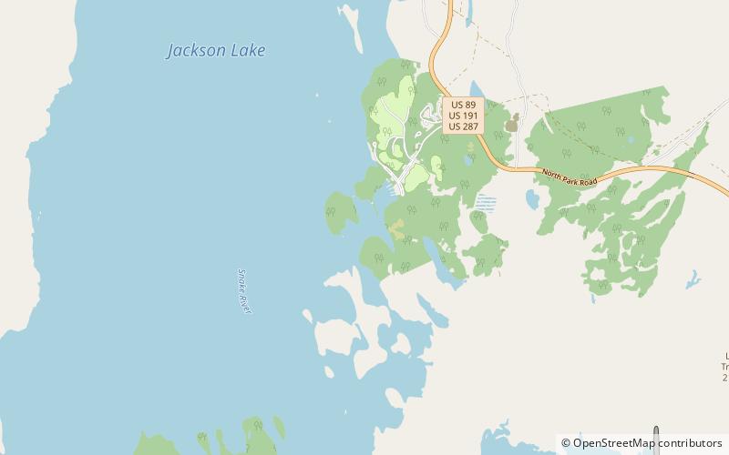 colter bay parc national de grand teton location map