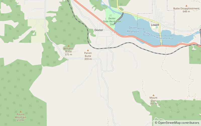 Parvin Bridge location map