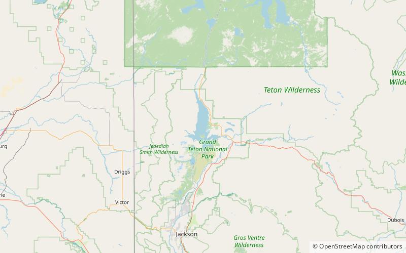 Jackson Lake location map