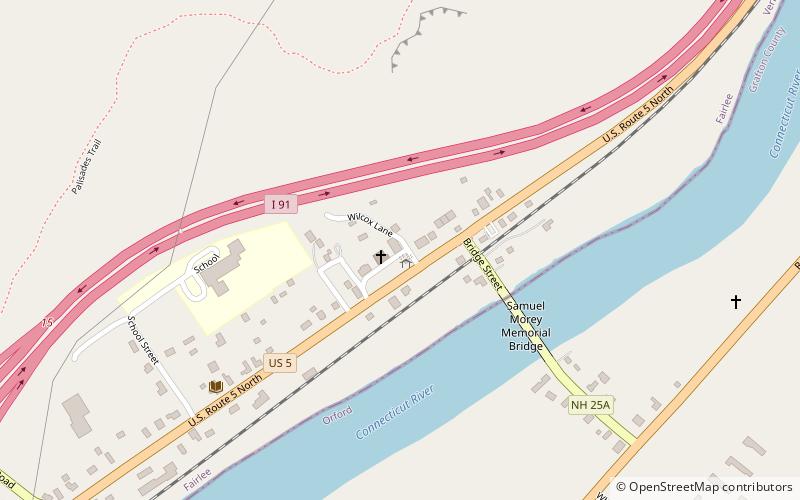 Fairlee Town Hall location map