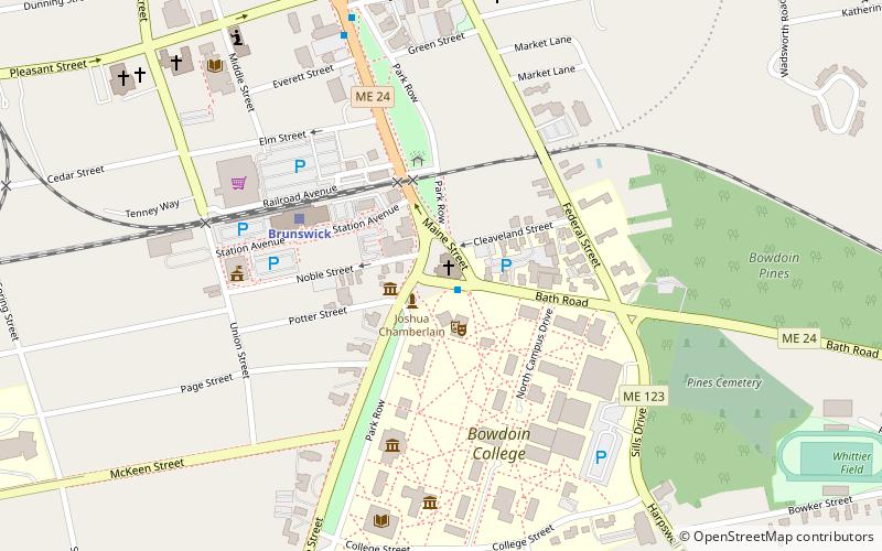 First Parish Church location map