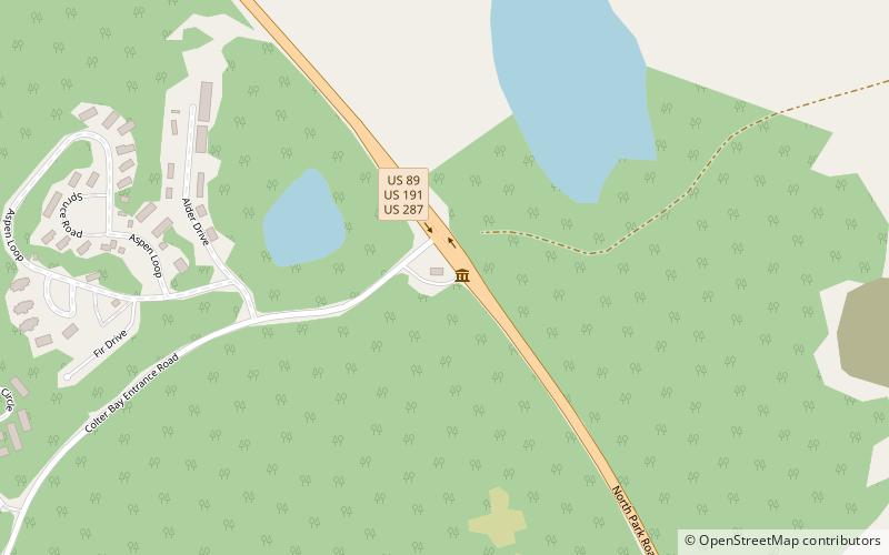 Colter Bay Village location map