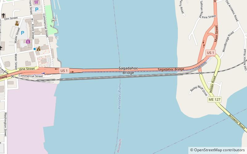 Carlton Bridge location map