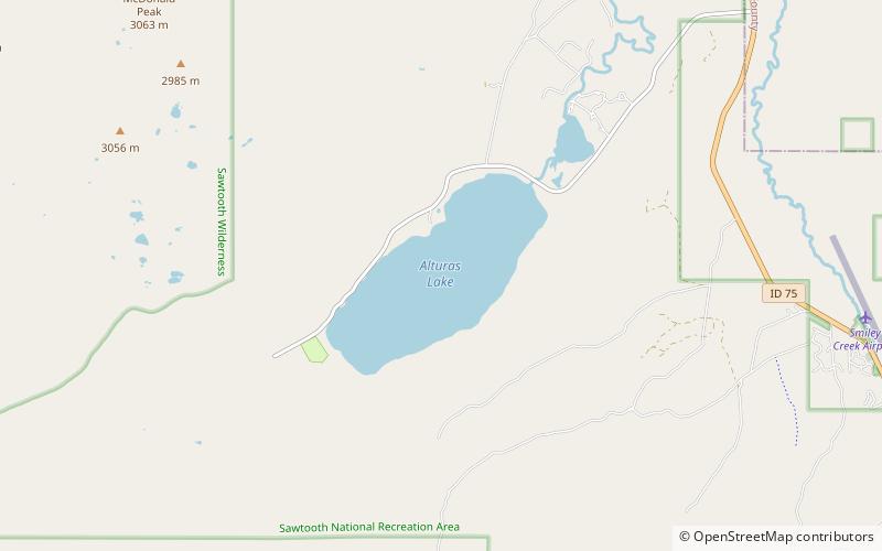 Alturas Lake location map