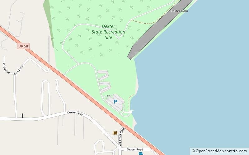 Dexter State Recreation Site location map