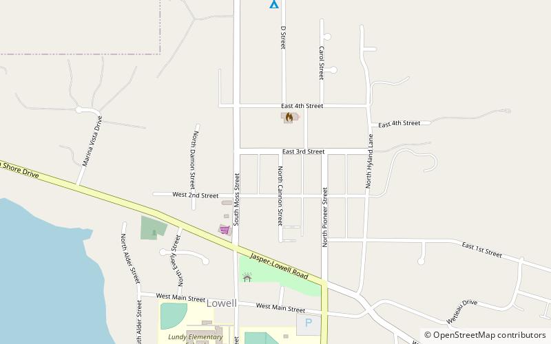 Lowell Grange location map