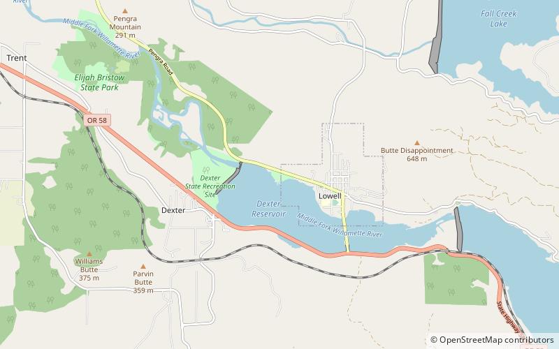 Lowell State Recreation Site location map