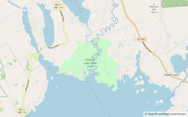 Songo Lock location map