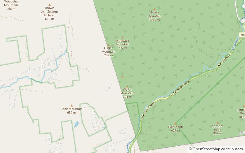 Dickey Mountain location map