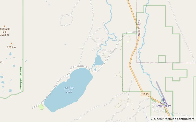 Perkins Lake location map