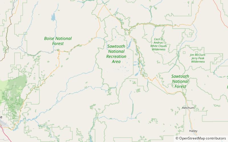 pancho lake sawtooth wilderness location map