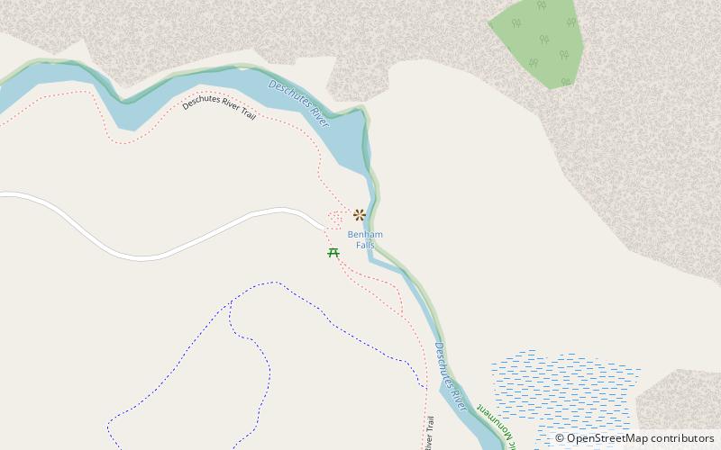 Benham Falls location map
