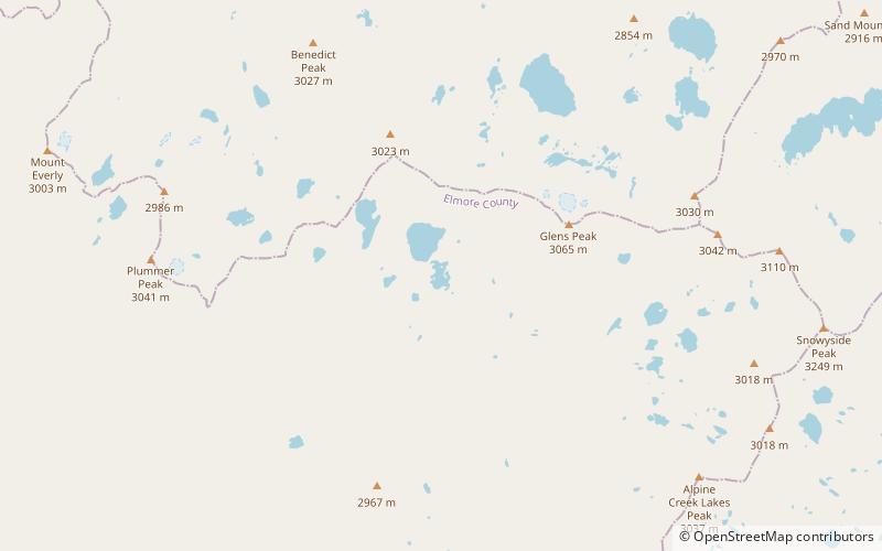 Little Spangle Lake location map