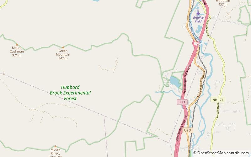 Hubbard Brook Experimental Forest location map