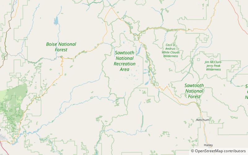 Three Island Lake location map
