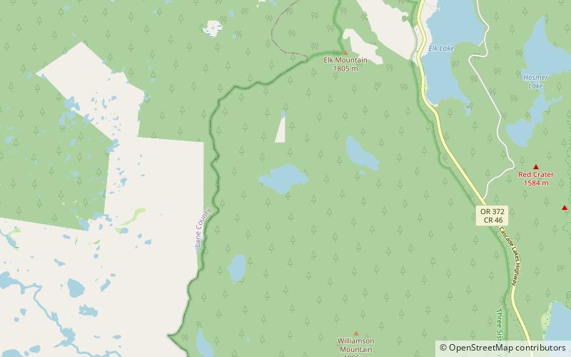 Doris Lake location map