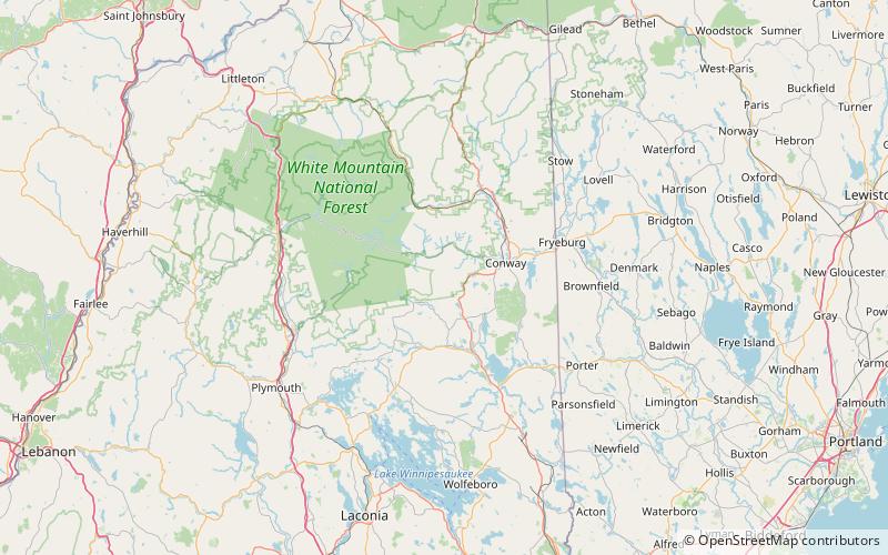 Mount Chocorua location map