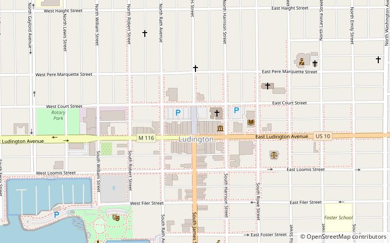 North James Street Plaza location map