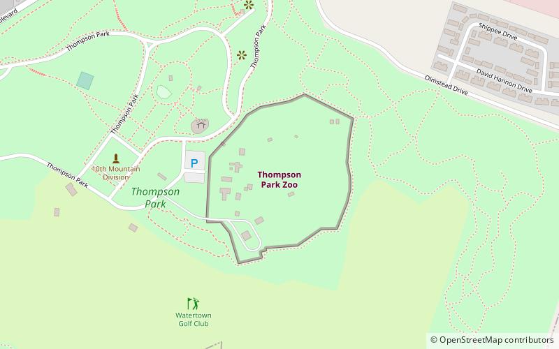 New York State Zoo at Thompson Park location map