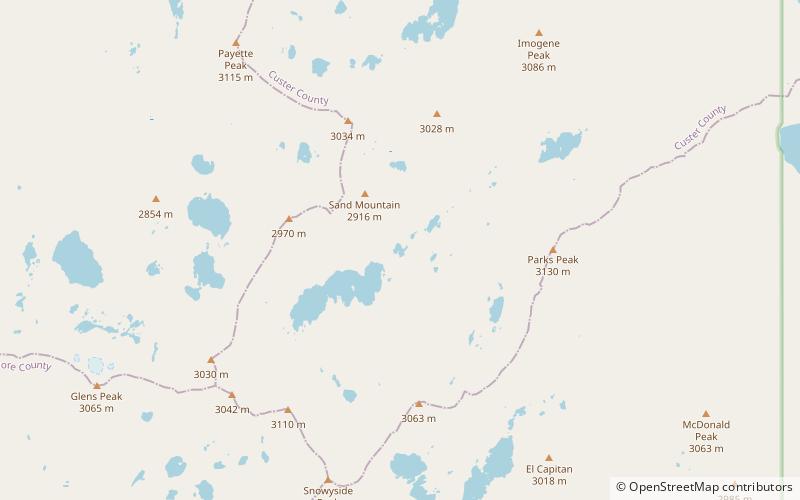 Bowknot Lake location map