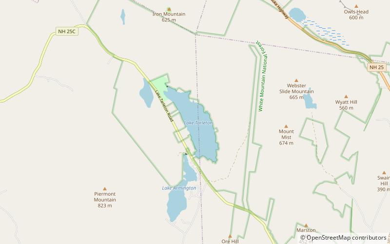 Lake Tarleton location map