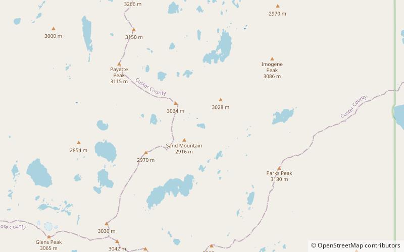 edith lake sawtooth wilderness location map