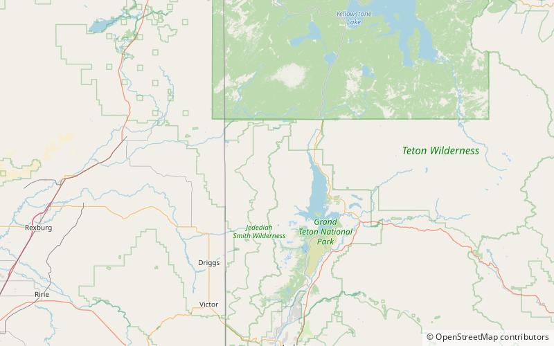 owl creek trail park narodowy grand teton location map