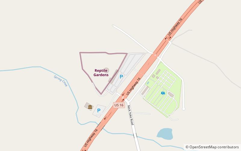 Reptile Gardens location map