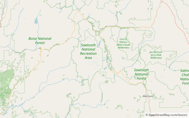 Payette Peak location map