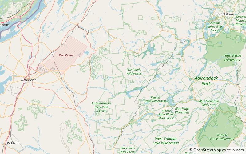 Buck Pond location map