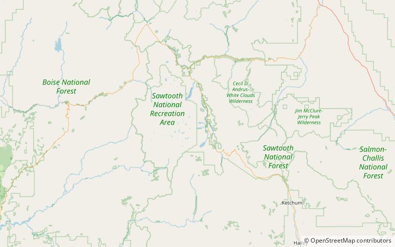 McDonald Lake location map