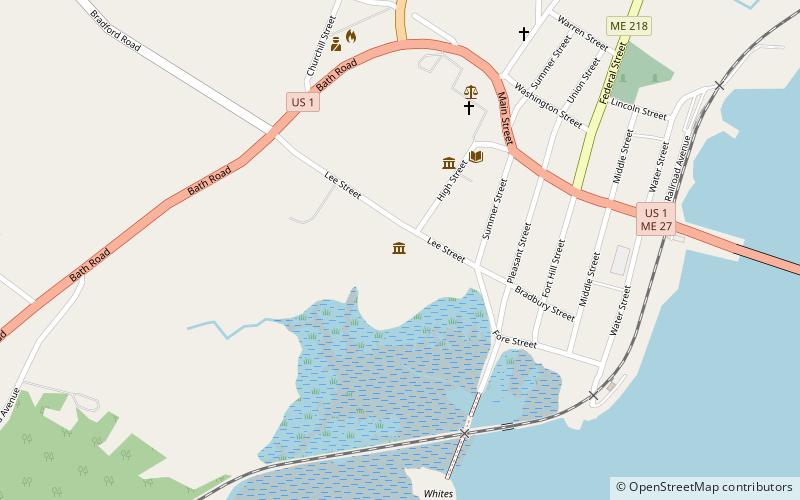 Castle Tucker location map