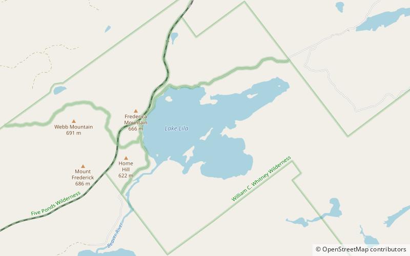 Lake Lila location map
