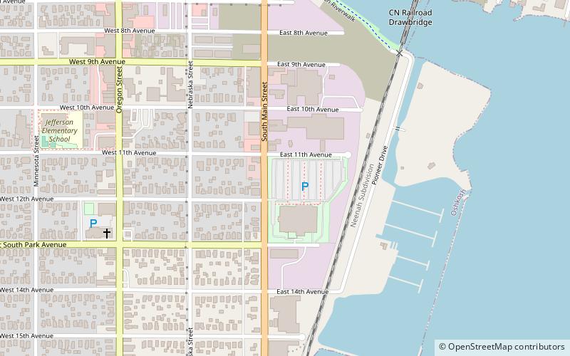 Menominee Nation Arena location map