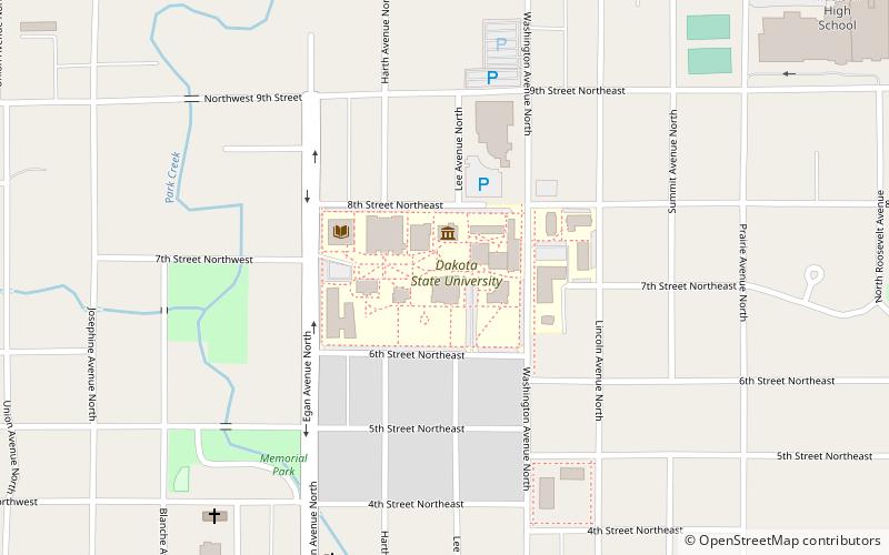 Dakota State University location map